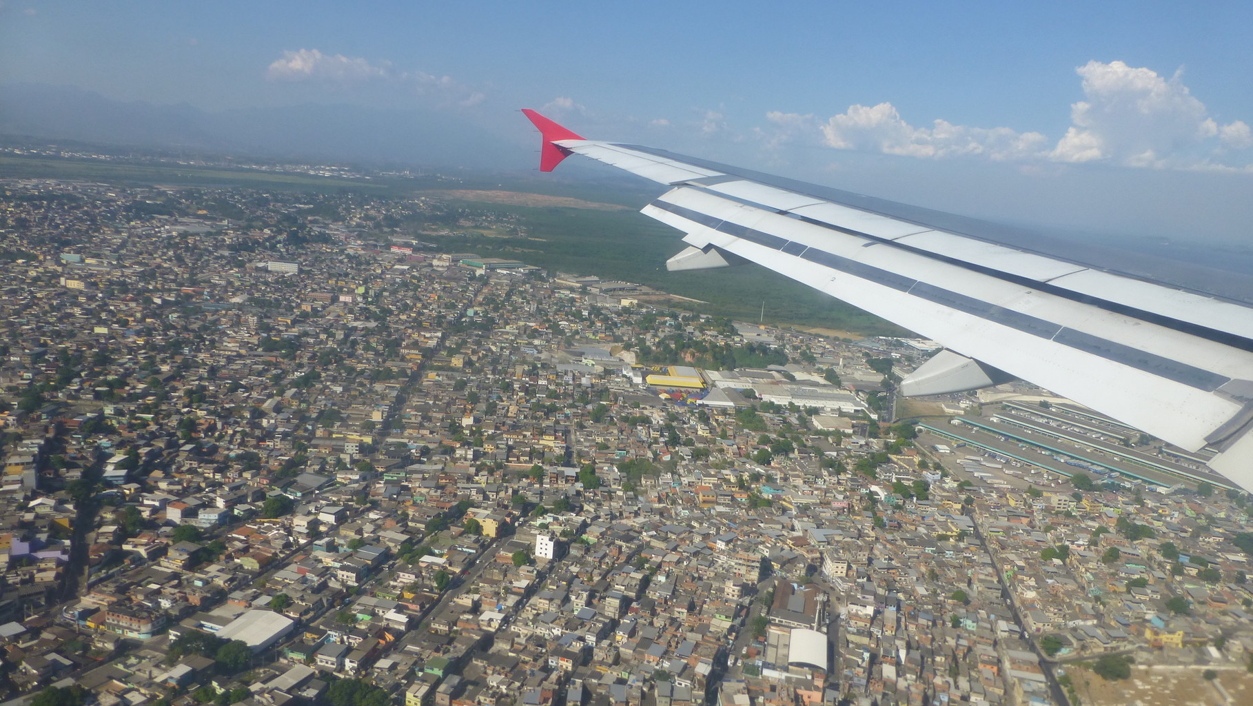 Im Anflug über Rio de Janeiro