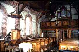 Blick zur Orgel