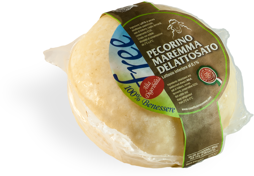 Formaggio Delattosato sotto vuoto