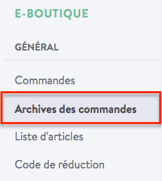 Gérer les commandes d'une e-boutique Jimdo