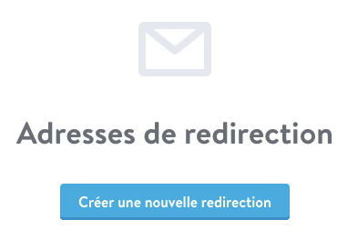 Jimdo Mail : redirection