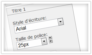 Comment changer la police sur un site Jimdo?