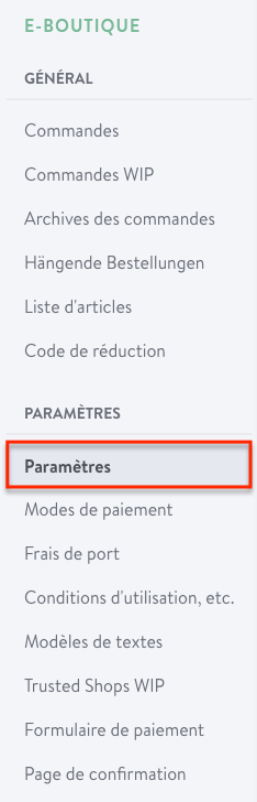Paramétrer une e-boutique Jimdo