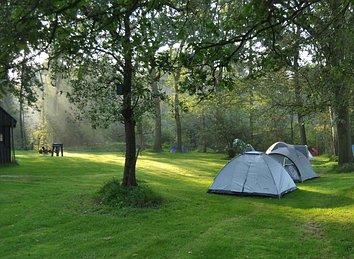 Übernachtung in einer Campingplatzstuga ...