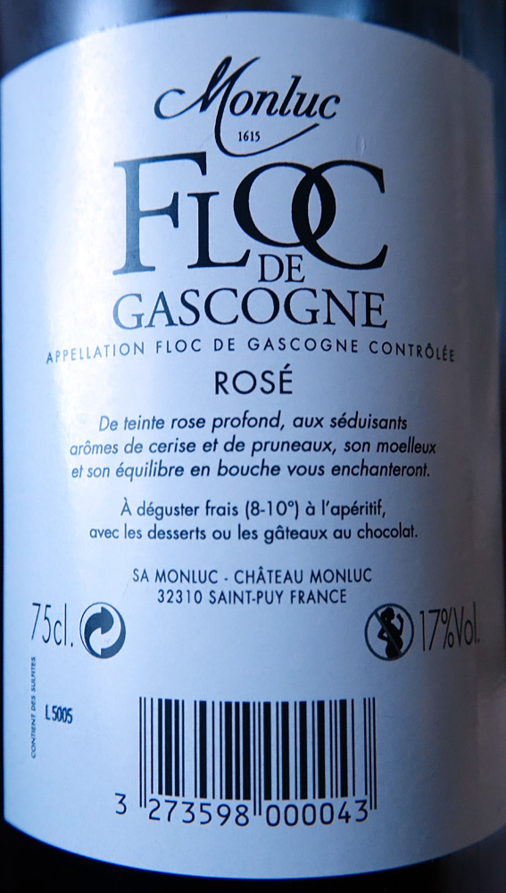 Floc de Gascogne rosé