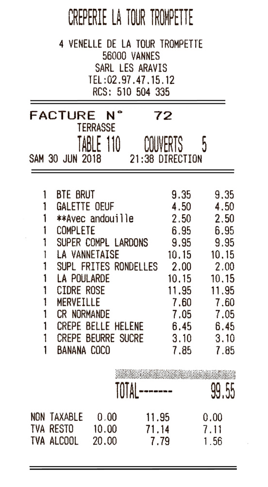 La note