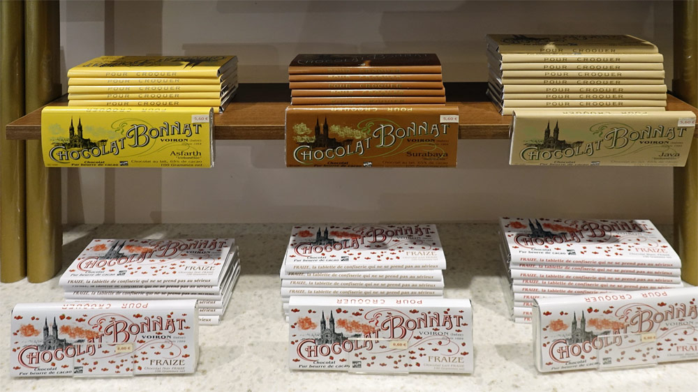 Plaquettes de chocolat disponibles