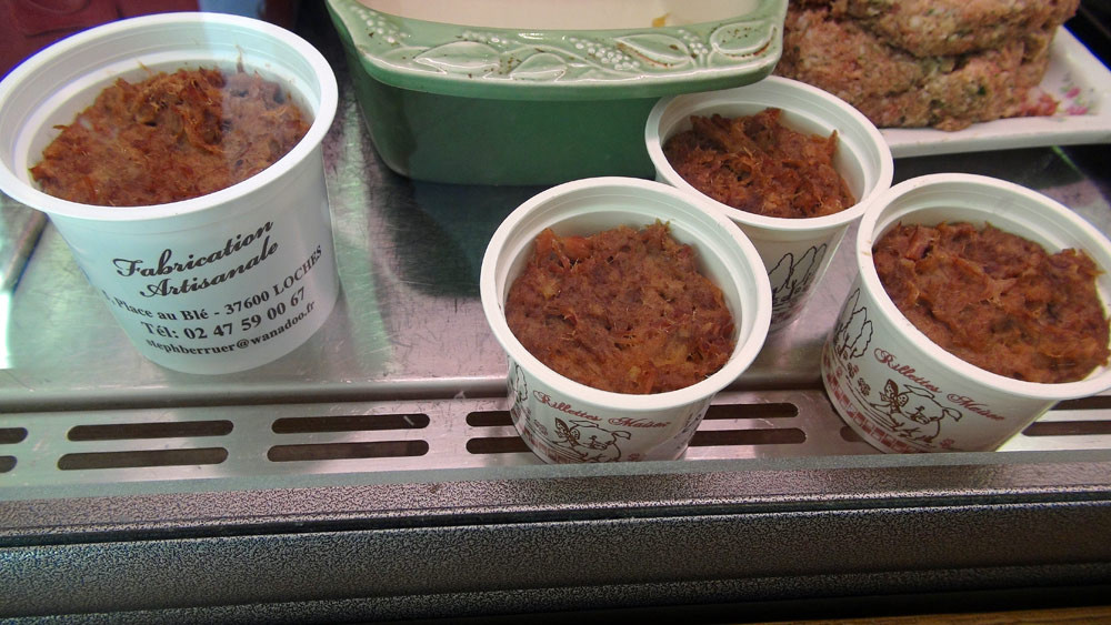 Les fameuses rillettes de porc