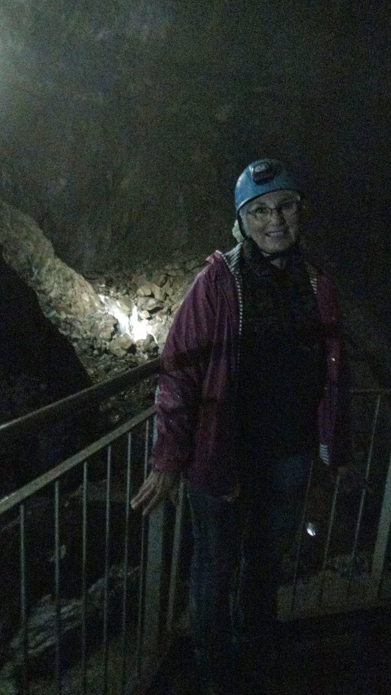 Pascale est prête pour la descente