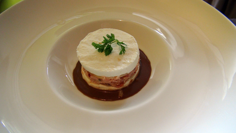 Le bavarois d'asperges & saumon