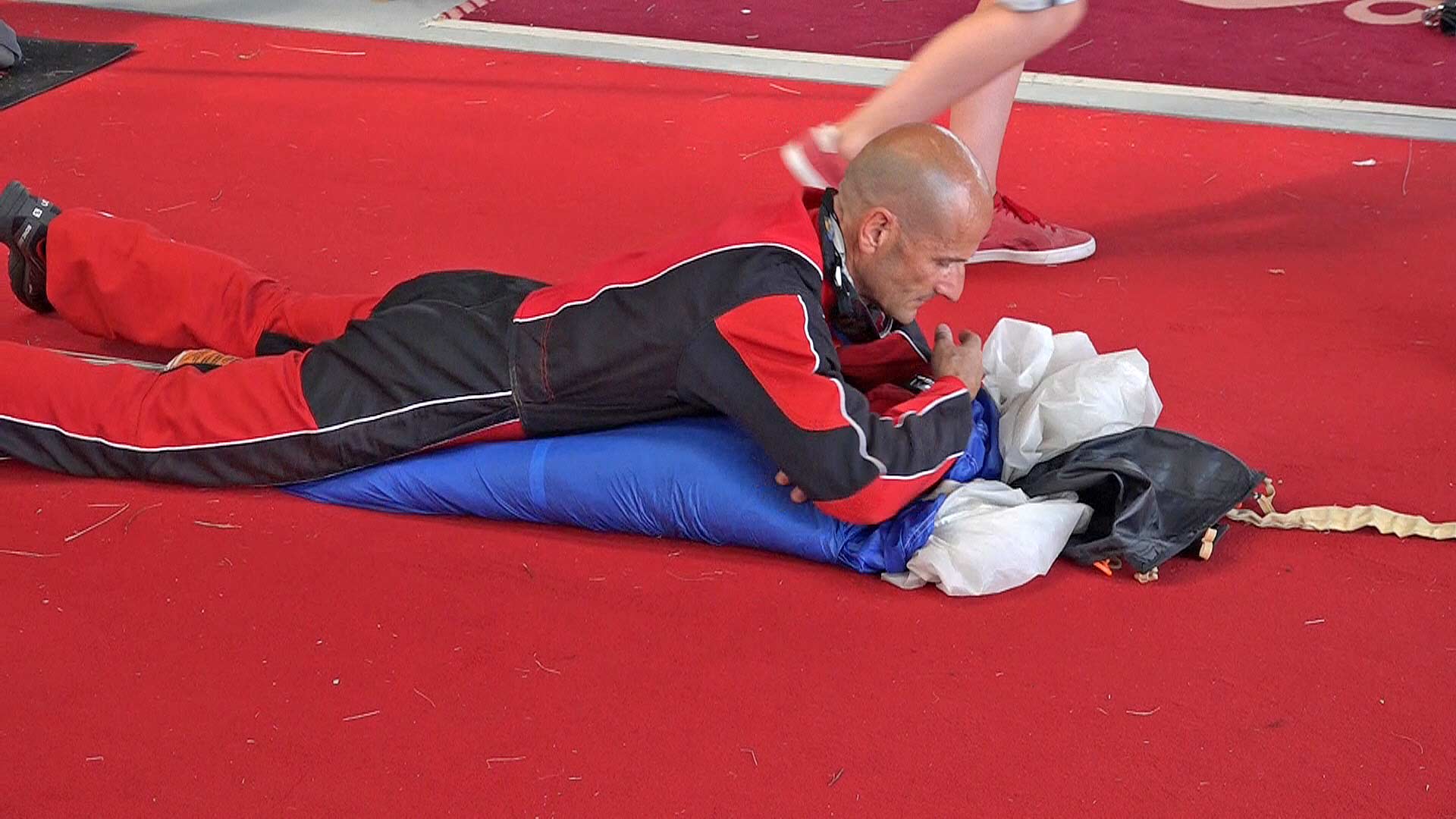 Pliage du parachute