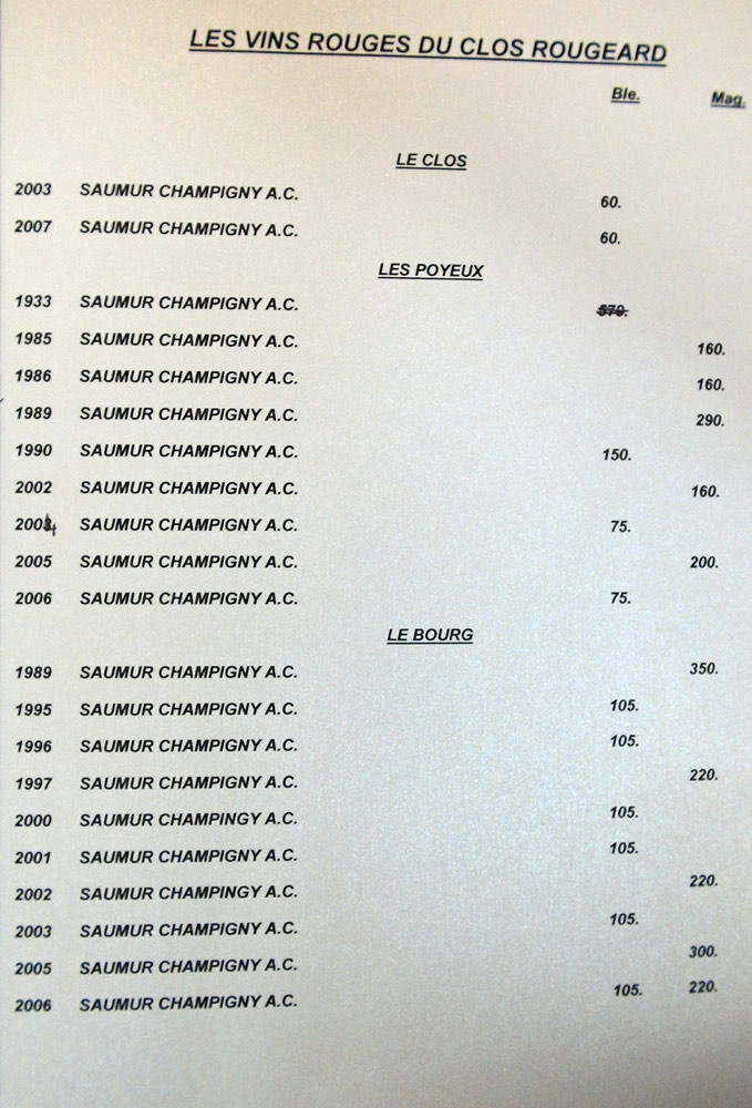 Les vins des frères Foucault