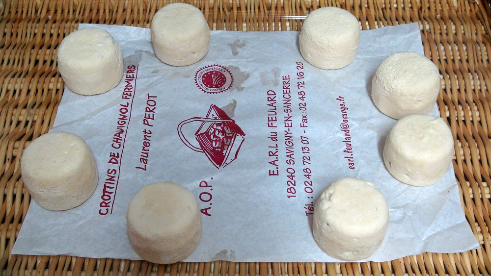 Crottin de Chavignol fermier de Laurent Pérot