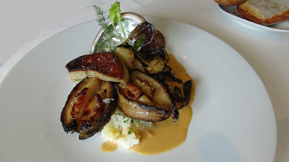 Ormeau de Landrellec et Foie gras de canard