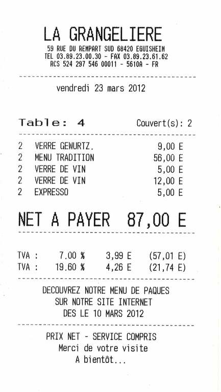 La note