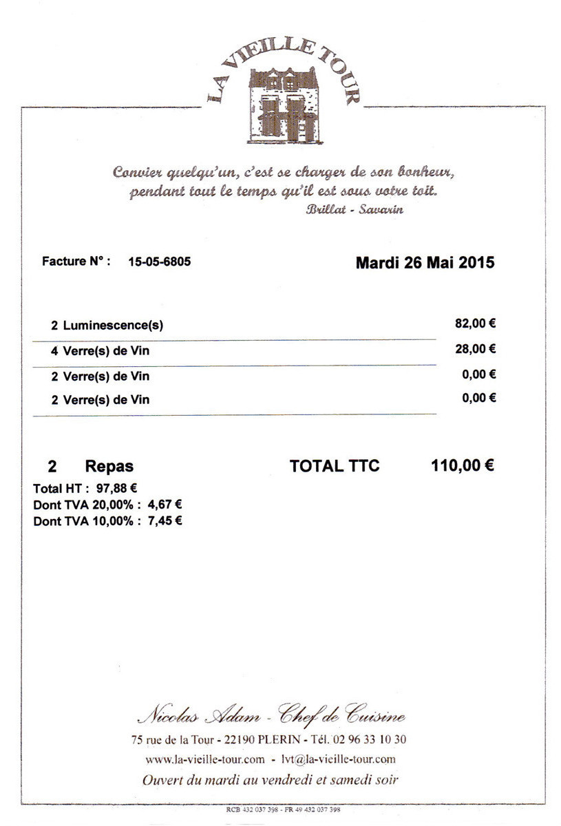 La note