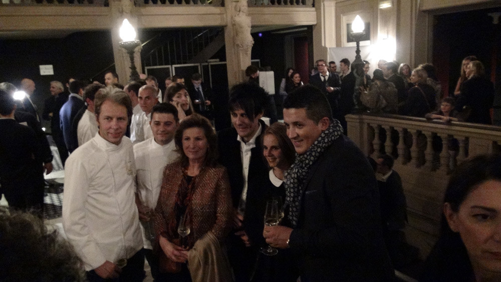 Quelques participants ... dont Olivier Streiff, le cuisinier dandy/gothique !