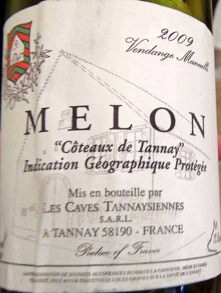 Vin de Pays des Coteaux de Tannay Melon 2009