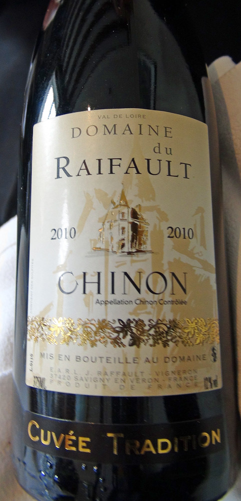 Chinon 2010 du Domaine du Raifault à 9 € 50 la demi-bouteille