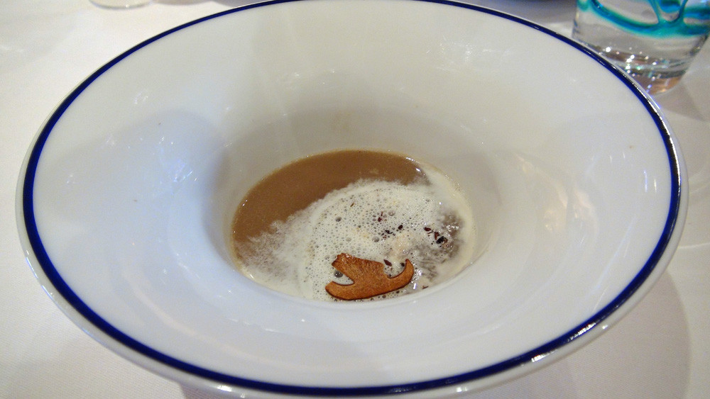 Mise en bouche :  Soupe de châtaignes