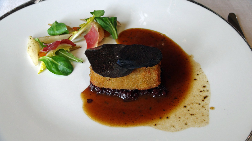 Pied de veau pané de truffes mélanosporum, condiment diablement truffé