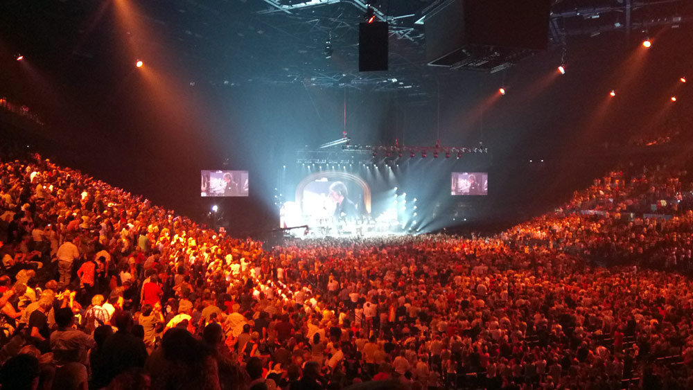 Pendant le concert (Photo Smartphone)