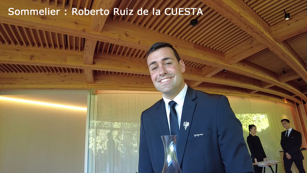 Le sommelier : Roberto Ruiz de la Cuesta