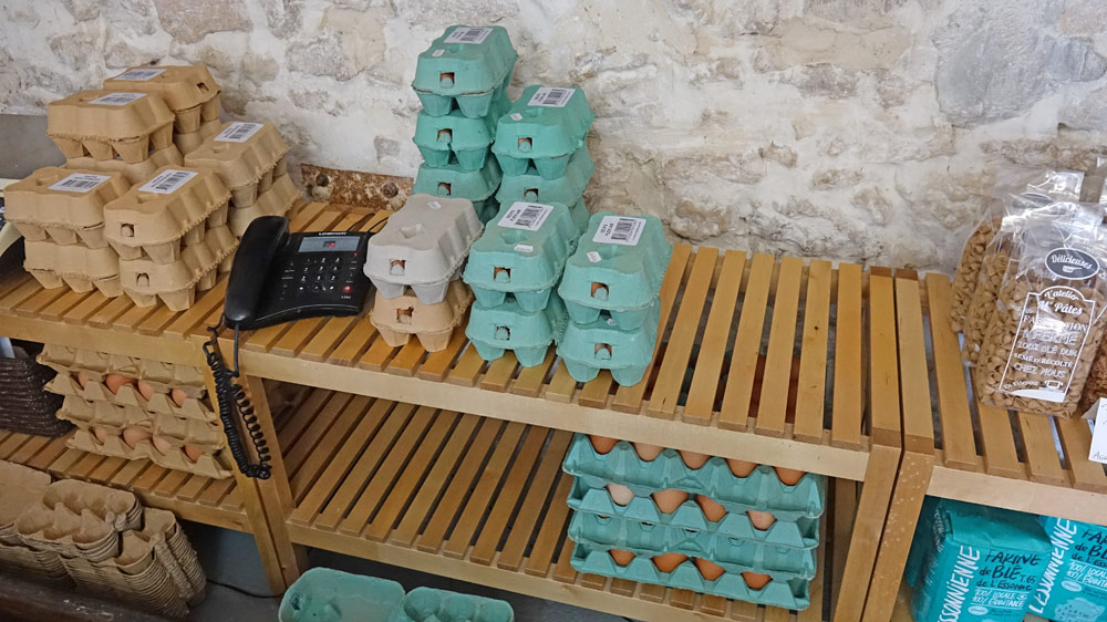 Des œufs