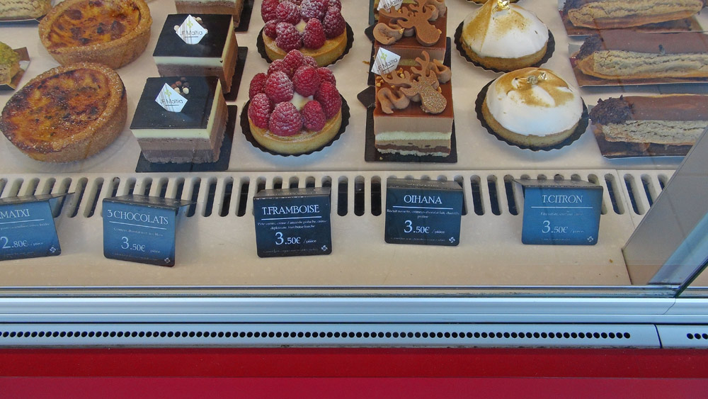 Quelques pâtisseries individuelles