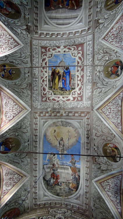 Le plafond de l'église Saint-Pierre & Saint-Paul à Piedicroce