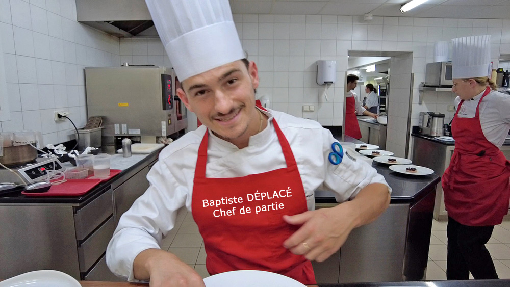 Baptiste Déplacé - Chef de partie pâtisserie