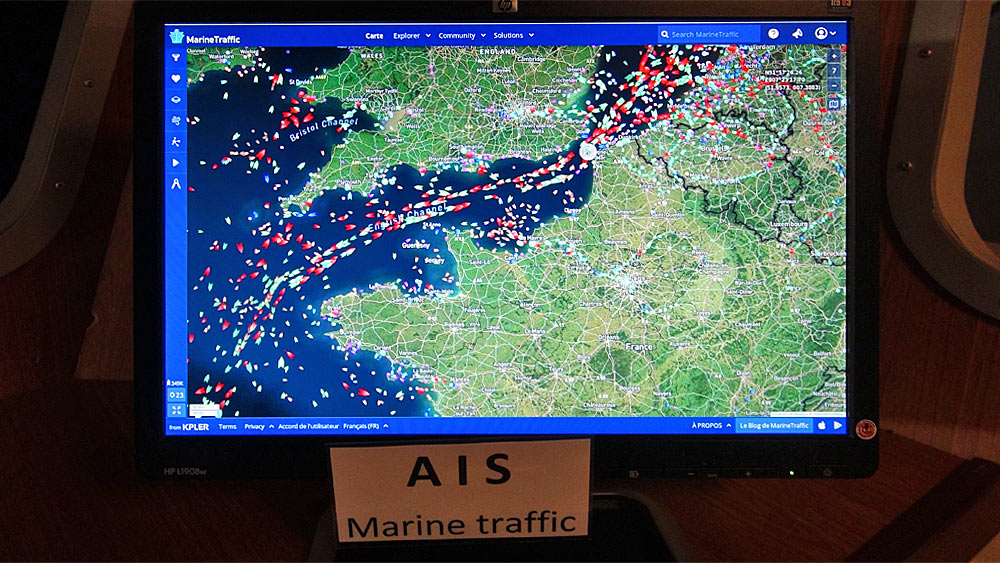 Le trafic maritime en direct