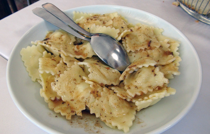 Ravioles de bruccio