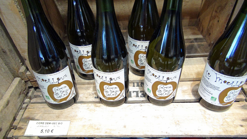 Cidre moelleux bio de la Ferme de Beau Soleil