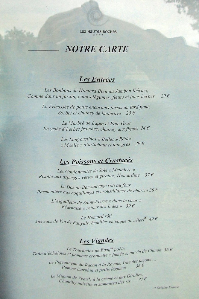 Entrées et plats