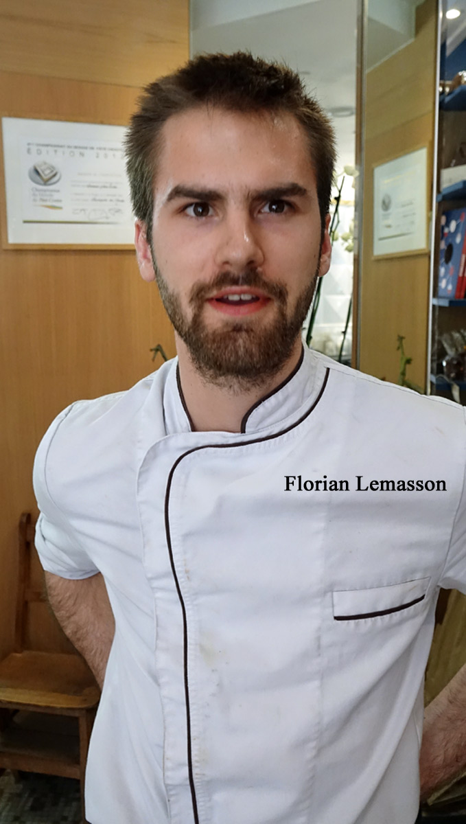 Florian Lemasson, second, spécialiste du Pâté en croûte et fan de mes vidéos !