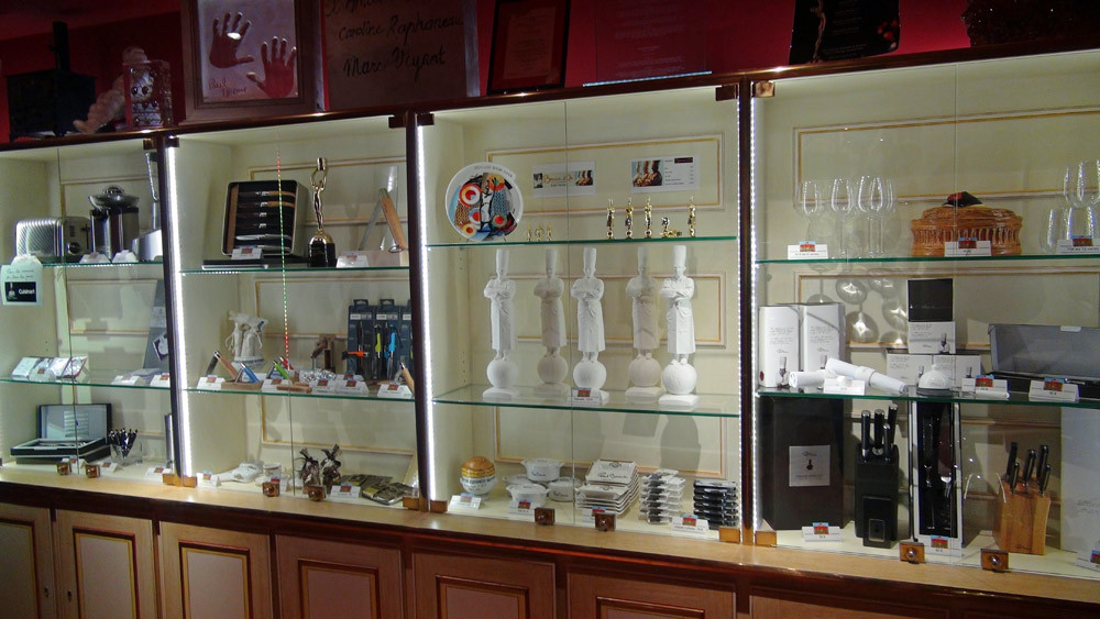 Vitrine des produits "Bocuse"