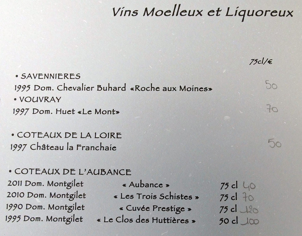 Vins moelleux & liquoreux