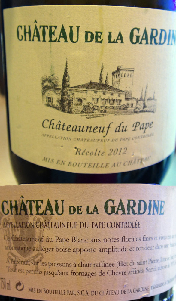 Châteauneuf-du-Pape La Gardine 2012