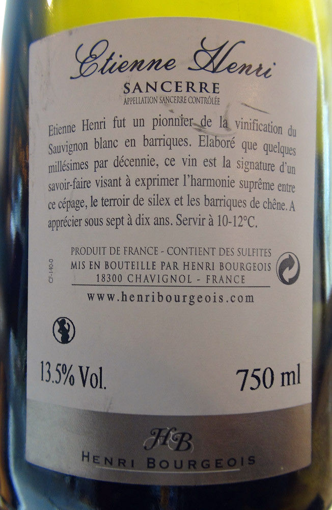 L'étiquette officielle