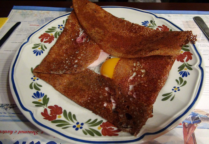 Galette à l'oeuf biologique