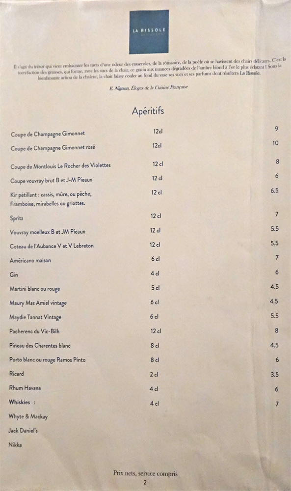 Apéritifs