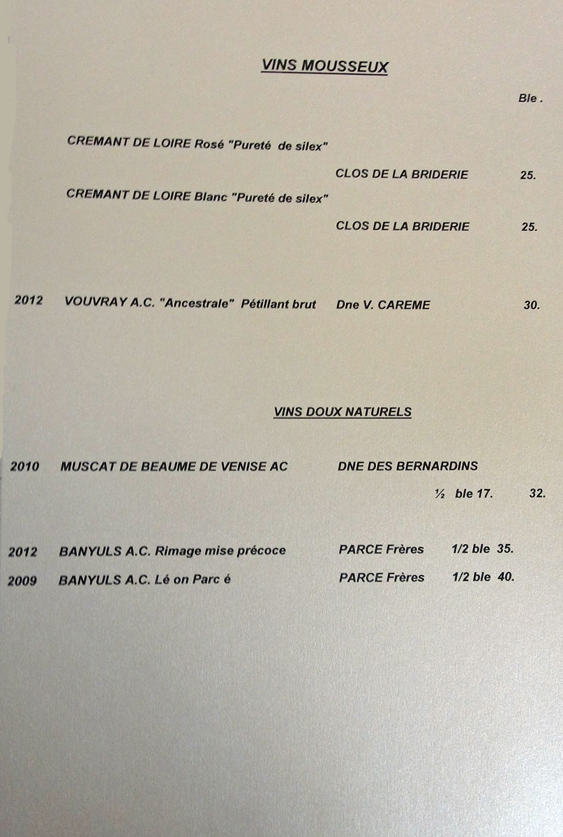 Vins mousseux & VDN