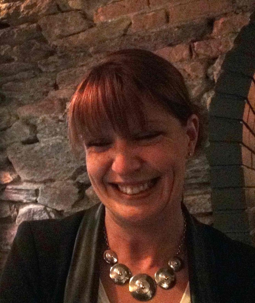 Karine Louvel, tout sourire