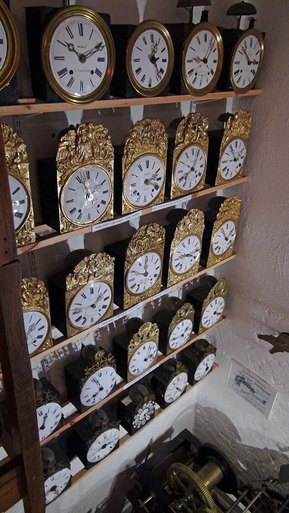 Mur d'horloges