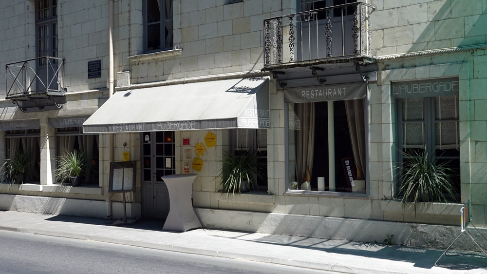La façade de l'Aubergade