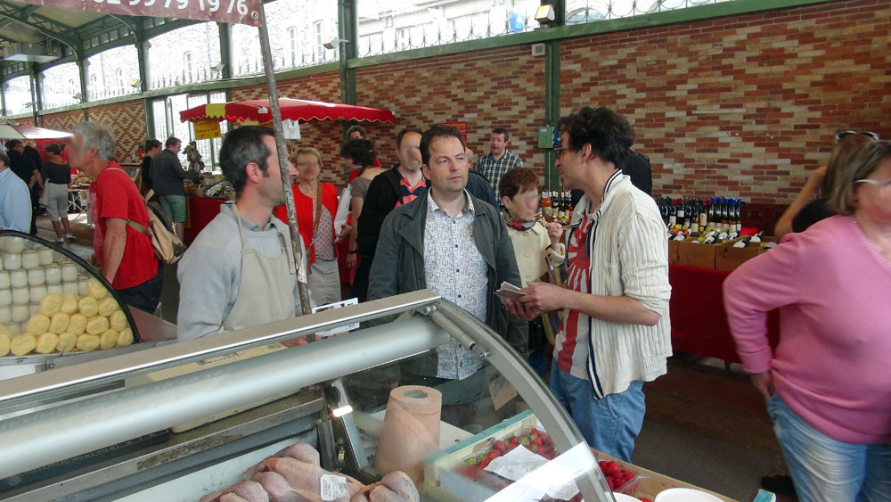 Olivier Renault en pleine discussion avec Sylvain Guillemot