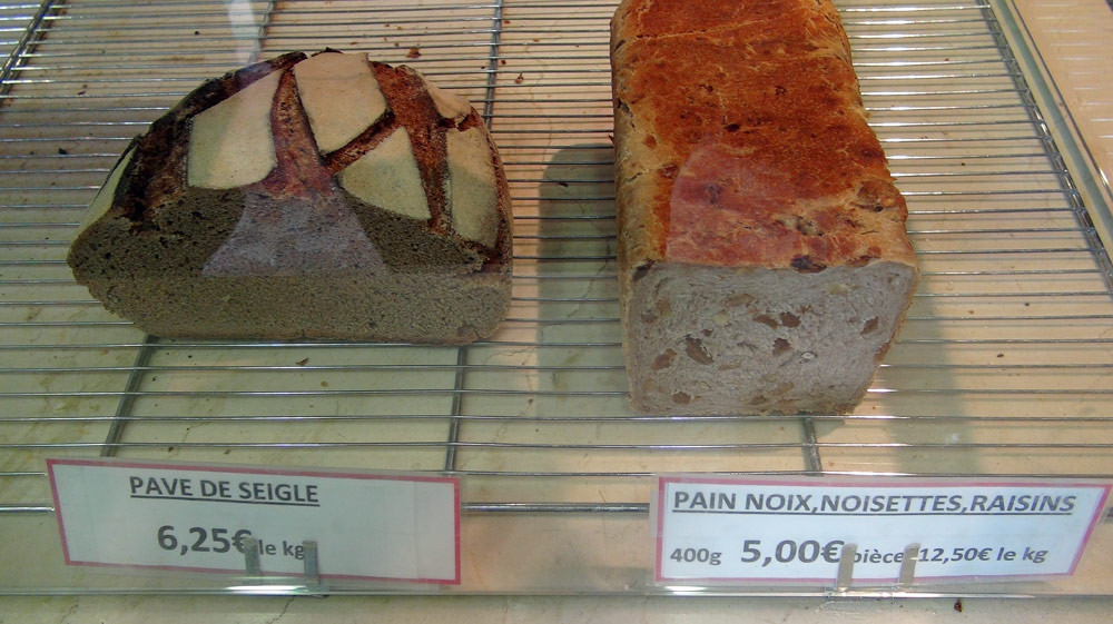 Deux pains spéciaux