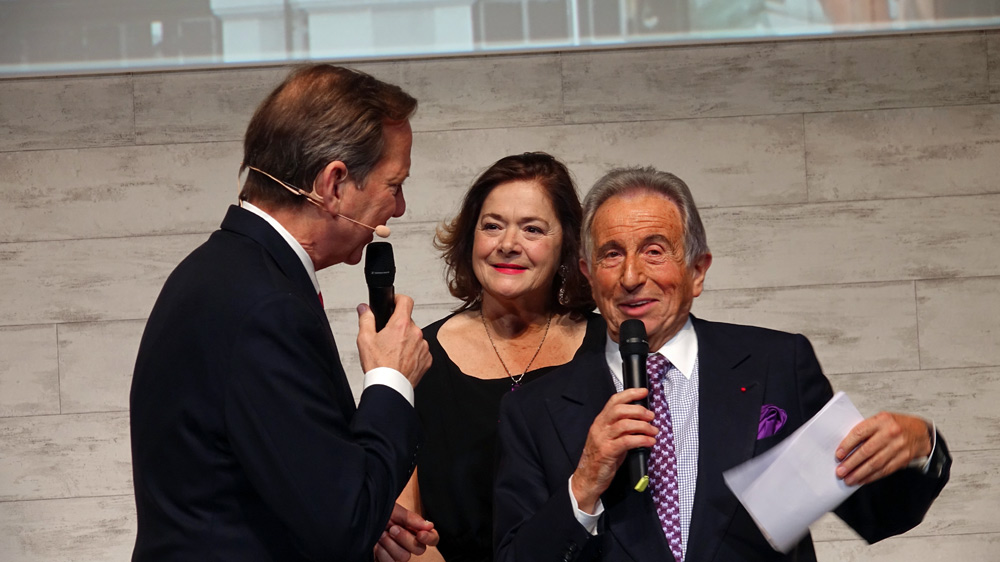 Michael Ellis, Juliane Caspar et Michel Guérard