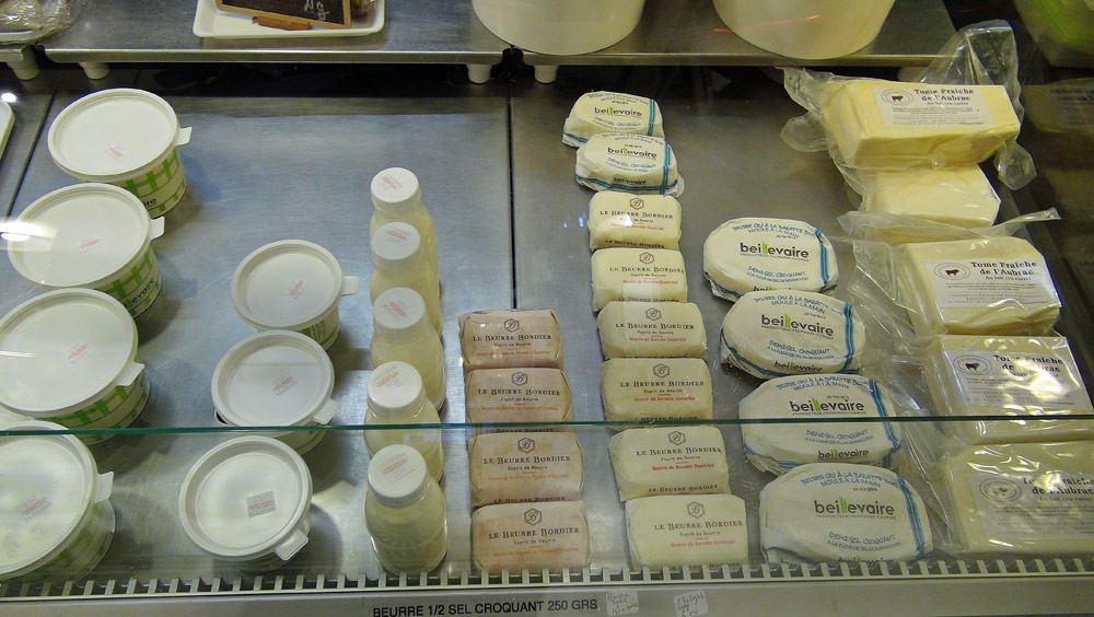 Beurre et crème de chez Bordier et Beillevaire